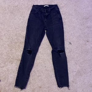 PacSun black skinny jeans, size 27weeks, High Rise Jeggings